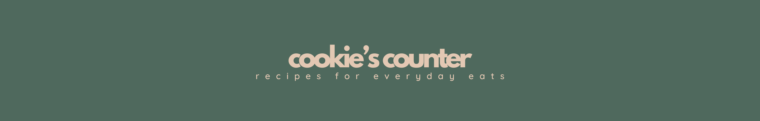 cookie's counter